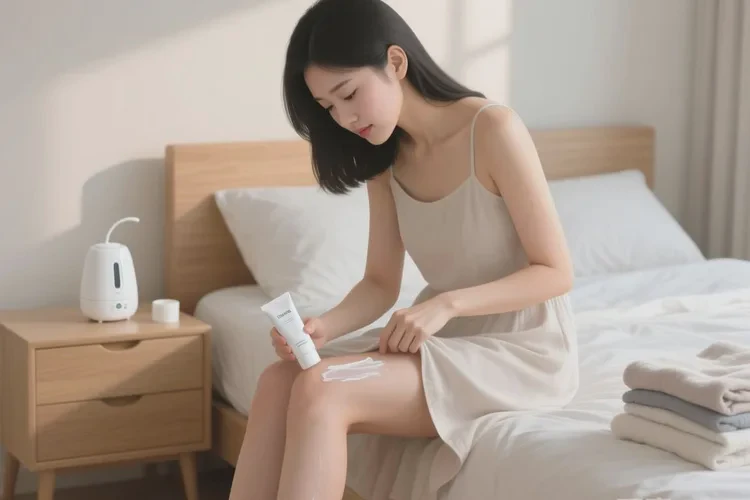 产妇大腿偶尔起湿疹可以根治吗(图1)