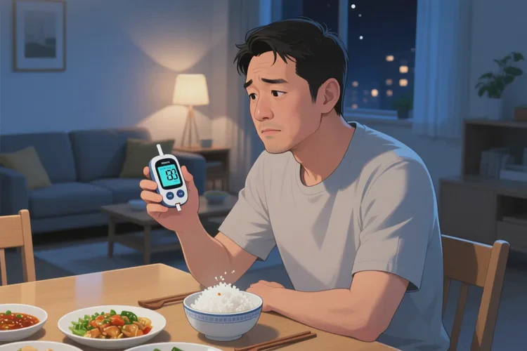 30岁晚餐血糖14点3是怎么回事(图1)