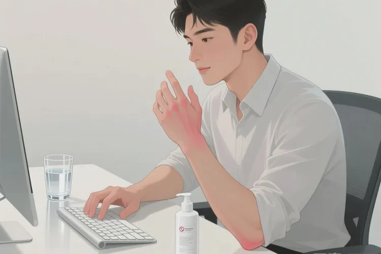 男性手上偶尔长湿疹可以根治吗(图1)