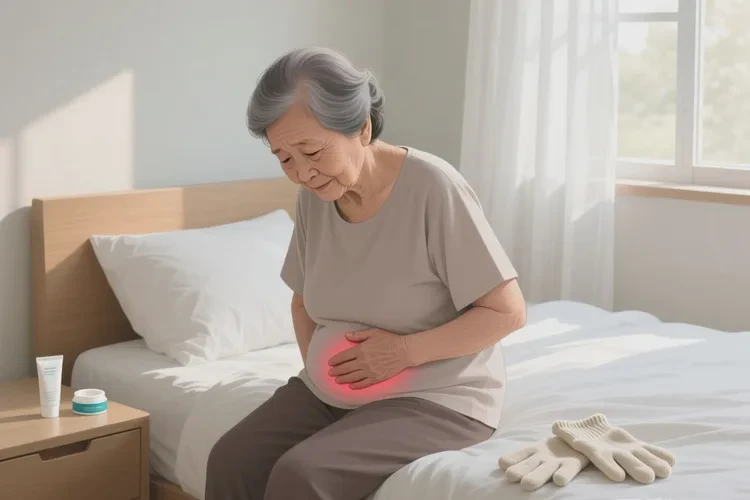 老人肚子上出现湿疹可以根治吗(图1)