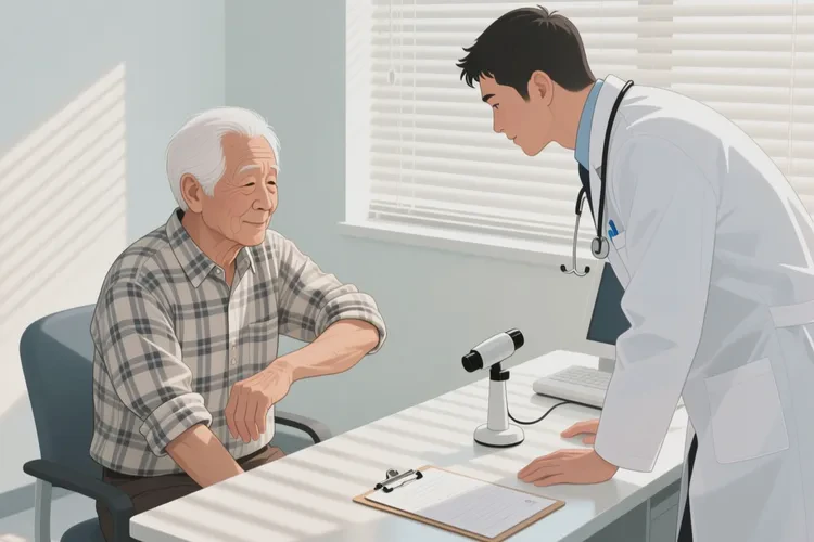 老人手臂有湿疹可以根治吗(图1)