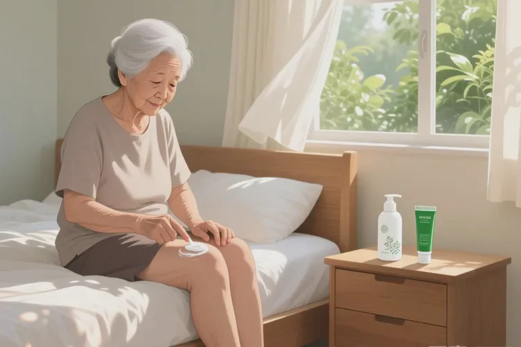 老年人大腿上偶尔起湿疹可以根治吗(图1)