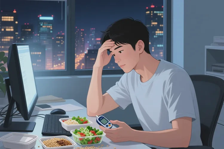 30岁晚餐血糖22.2是怎么回事(图1)