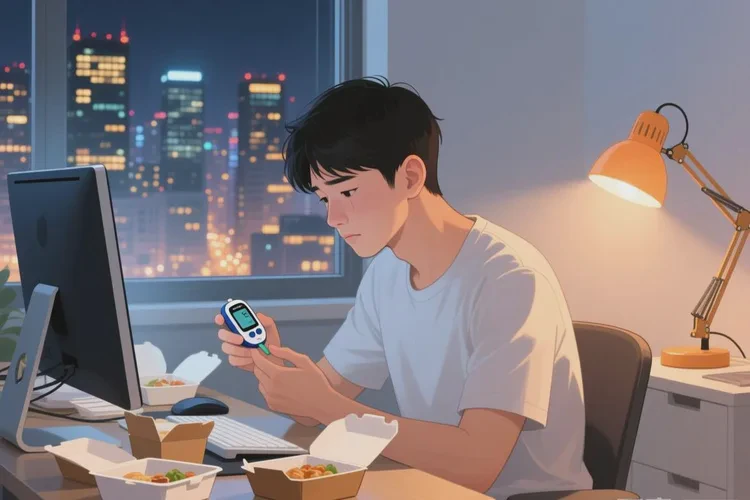 30岁晚餐血糖13点6是怎么回事(图1)