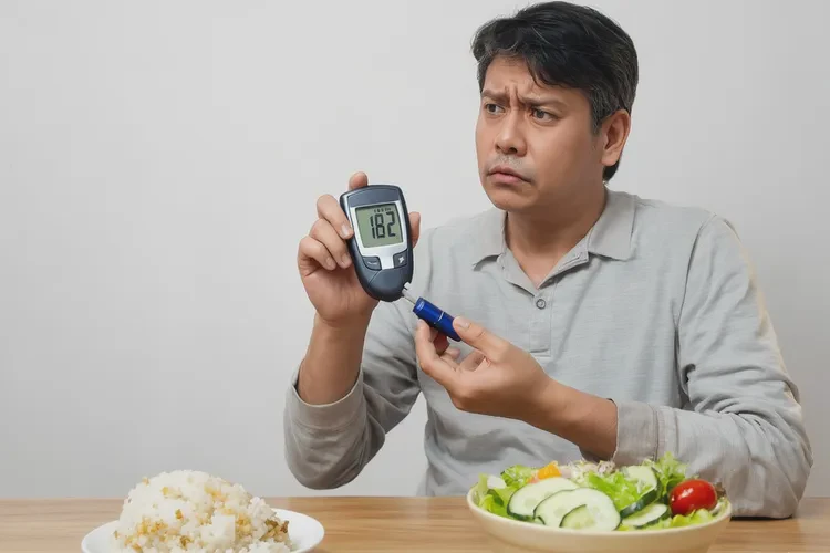 33岁晚餐血糖18.2是怎么回事(图1)