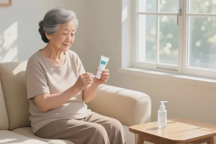 老人手臂上容易长湿疹可以根治吗(图1)