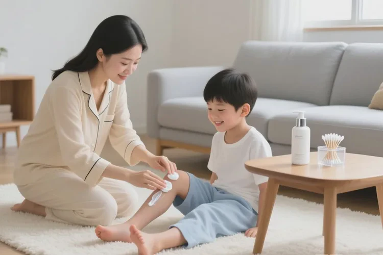 少儿小腿上有湿疹可以根治吗(图1)