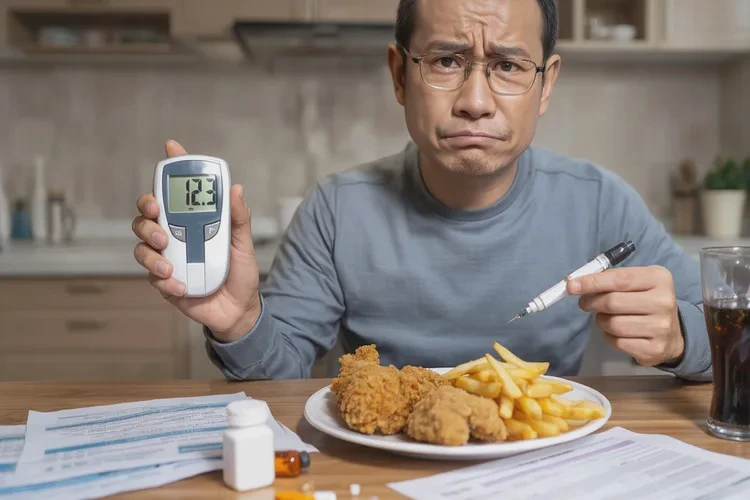 33岁晚餐血糖12.2是怎么回事(图1)