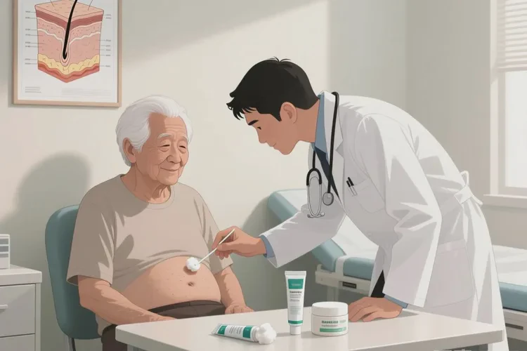 老年人肚子容易起湿疹可以根治吗(图1)