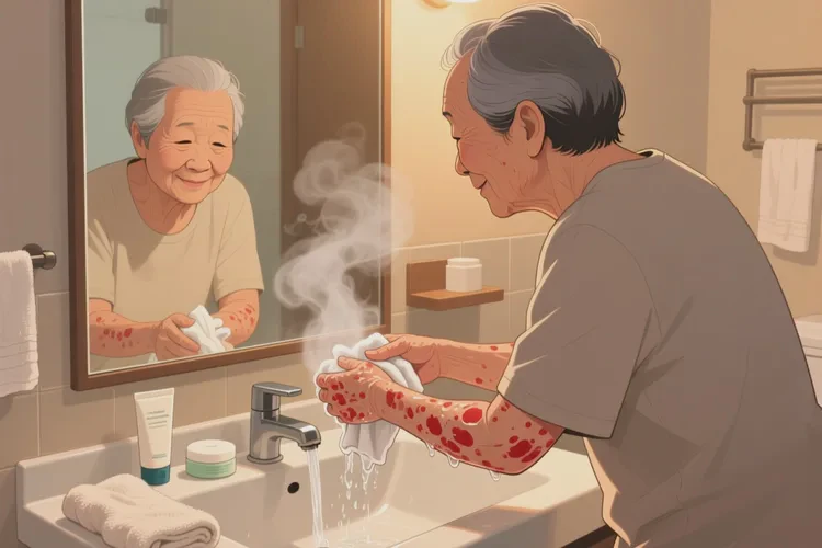 老人手臂有湿疹可以根治吗(图2)