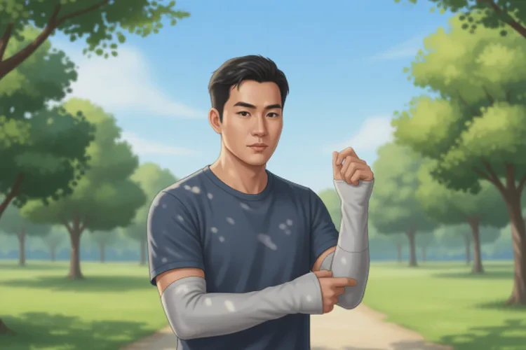 男性手臂容易长湿疹可以根治吗(图1)