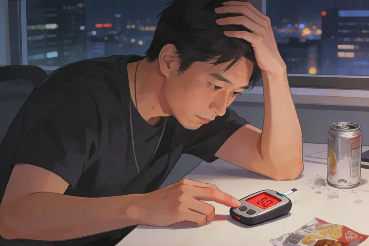 30岁晚餐血糖20.7是怎么回事(图1)