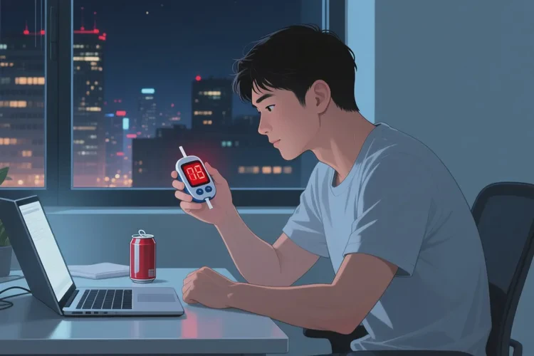 30岁晚餐血糖20点7是怎么回事(图1)