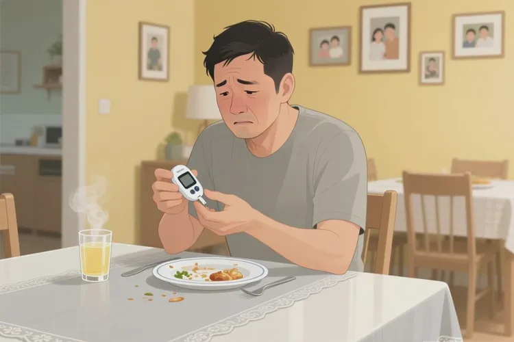 30岁晚餐血糖21.2是怎么回事(图1)