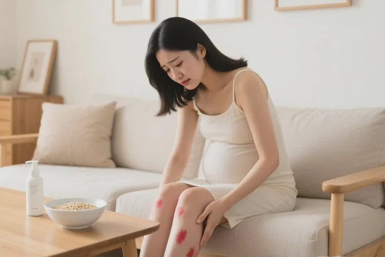 孕妇小腿上容易长湿疹可以根治吗(图1)