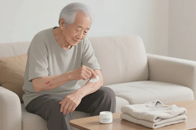 老人手臂上出湿疹可以根治吗(图2)