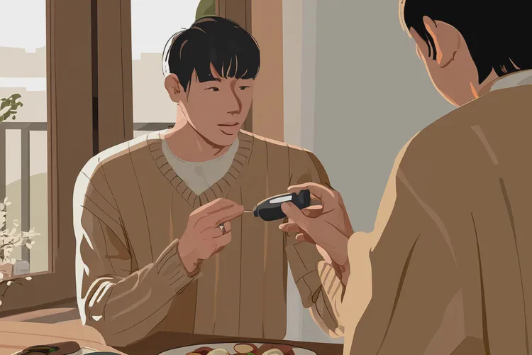 33岁晚餐血糖17.4是怎么回事(图1)