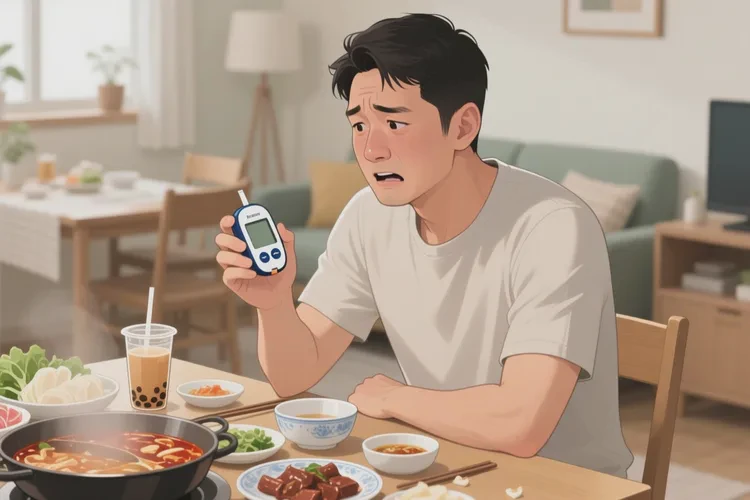 30岁晚餐血糖30.4是怎么回事(图1)