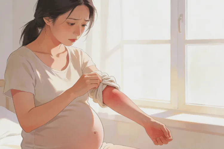 孕妇手臂出现湿疹可以根治吗(图1)