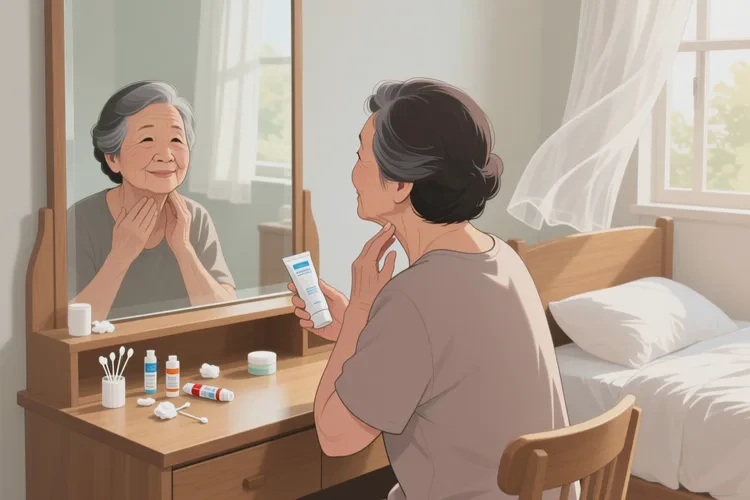 老年人脖子上出湿疹可以根治吗(图1)