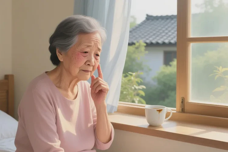 老年人脸上容易起湿疹可以根治吗(图1)