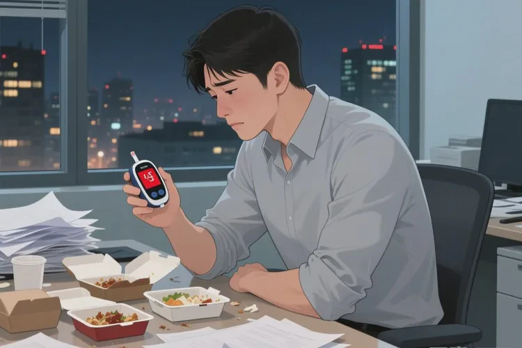 30岁晚餐血糖29.4是怎么回事(图1)