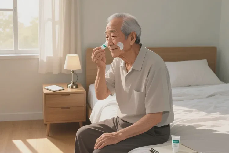 老年人面部长湿疹可以根治吗(图2)