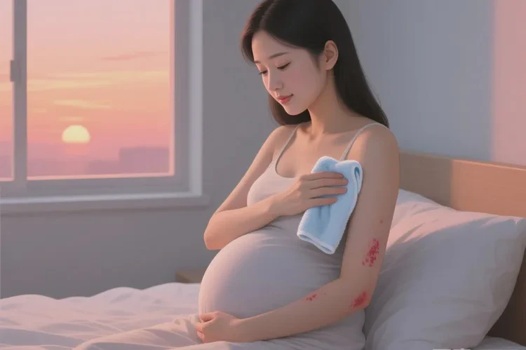 孕妇手臂起湿疹可以根治吗(图1)