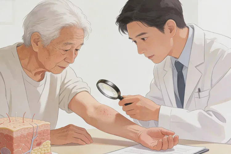 老年人全身长湿疹可以根治吗(图1)