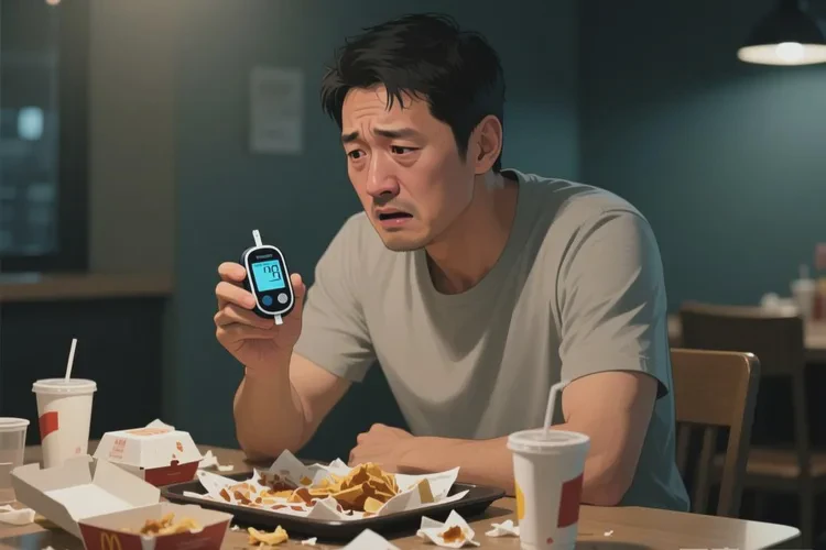 30岁晚餐血糖22.7是怎么回事(图1)