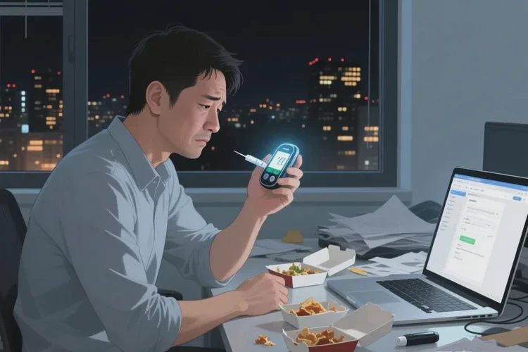 30岁晚餐血糖25.6是怎么回事(图1)