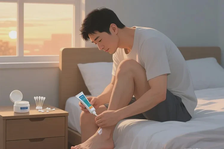 男性脚上长湿疹可以根治吗(图1)