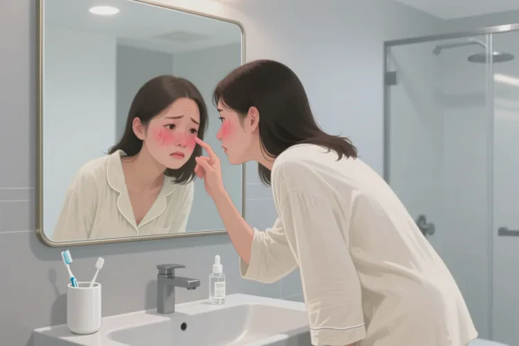 女性脸上长湿疹可以根治吗(图1)