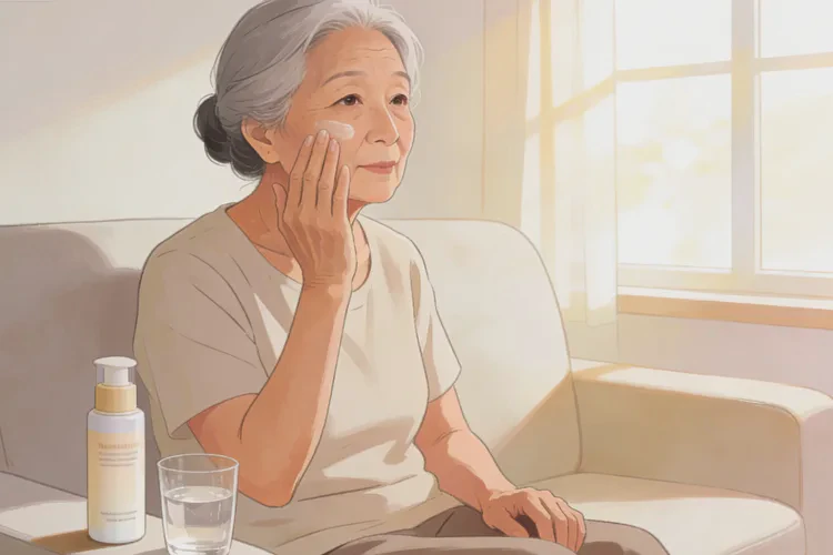 老人面部偶尔长湿疹可以根治吗(图1)