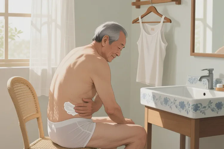 老人屁股上偶尔长湿疹可以根治吗(图1)