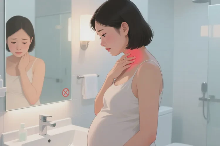 孕妇脖子起湿疹可以根治吗(图1)