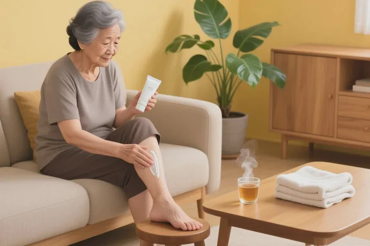 老人小腿上偶尔长湿疹可以根治吗(图1)