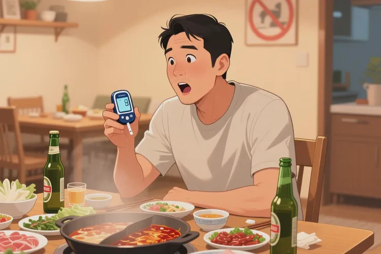 30岁晚餐血糖23.4是怎么回事(图1)