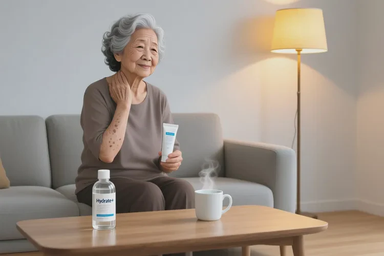 老人脖子上起湿疹可以根治吗(图1)