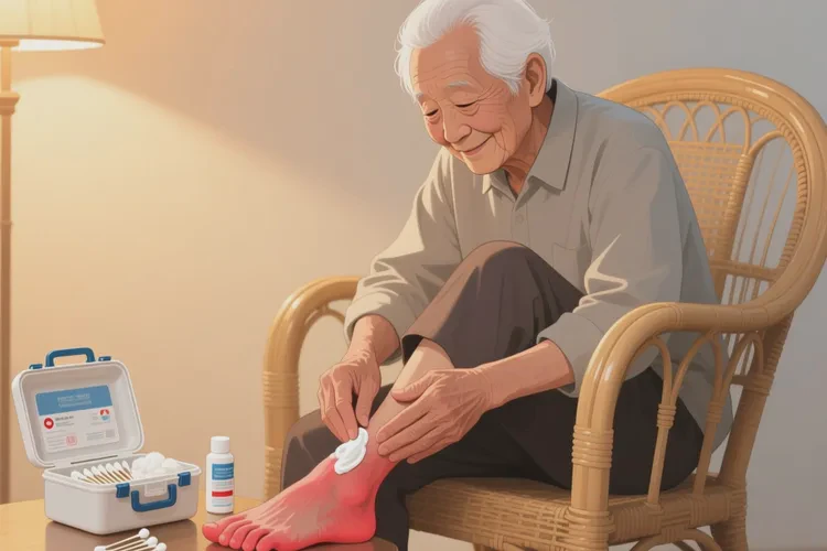 老人脚上容易起湿疹可以根治吗(图1)