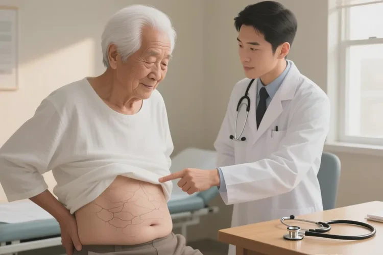 老人肚子有湿疹可以根治吗(图1)