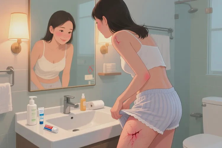 产妇大腿有湿疹可以根治吗(图1)