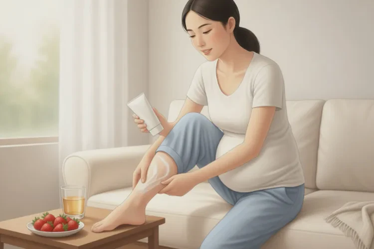 孕妇小腿上偶尔起湿疹可以根治吗(图1)