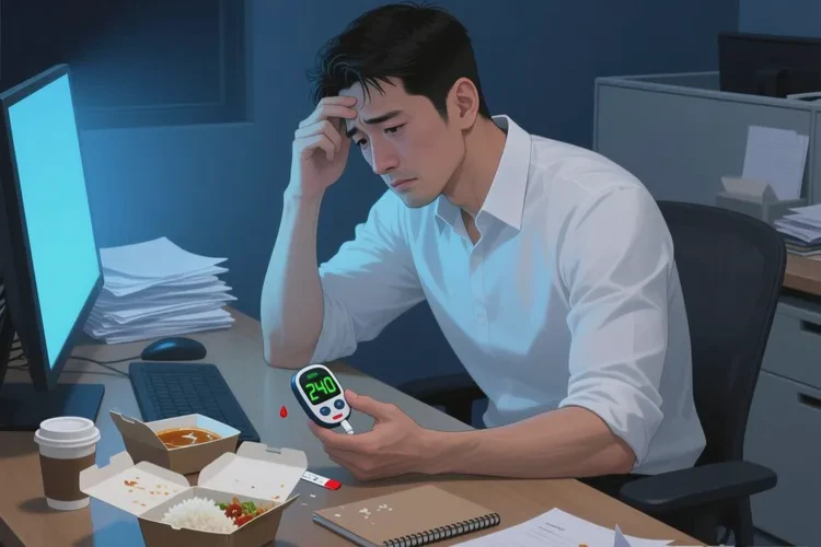 30岁晚餐血糖24.0是怎么回事(图1)