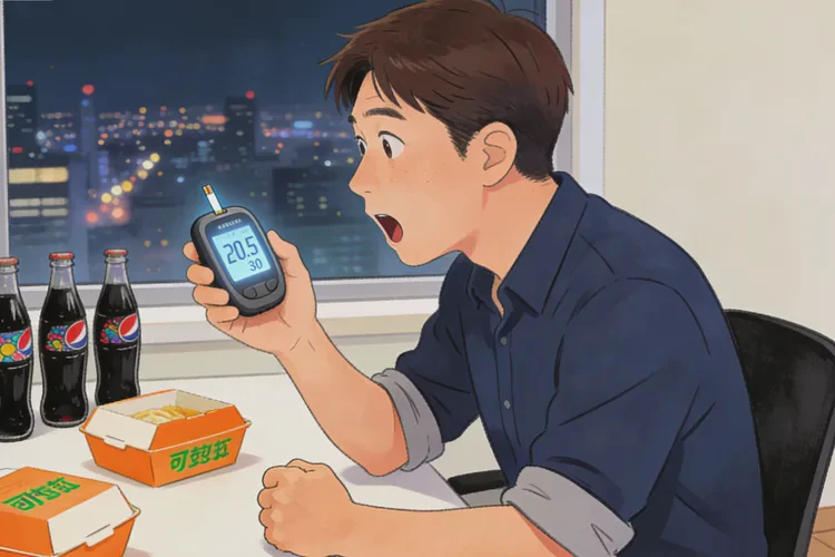 30岁晚餐血糖20.5是怎么回事(图1)