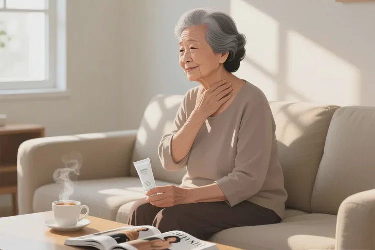 老年人脖子上偶尔起湿疹可以根治吗(图1)