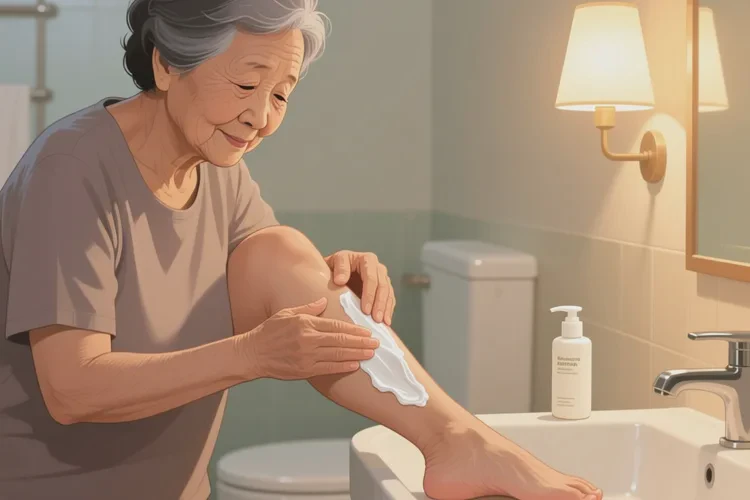 老人小腿上长湿疹可以根治吗(图1)