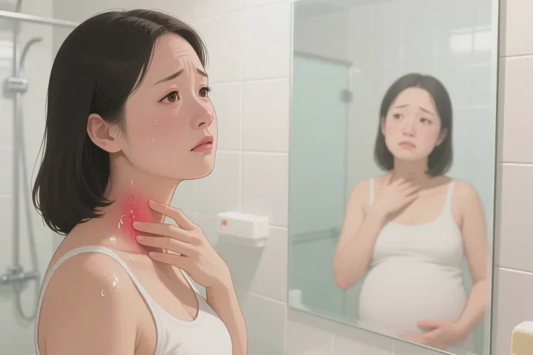 孕妇脖子偶尔长湿疹可以根治吗(图1)