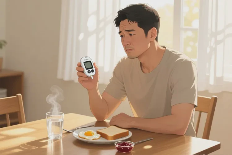 30岁早餐血糖7.5是怎么回事(图1)