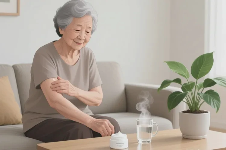 老人手臂出现湿疹可以根治吗(图1)